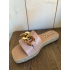 Roze gesp slipper